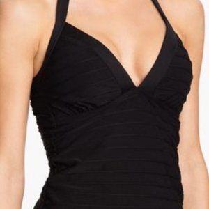 La Blanca Textured Tankini Top ~ LB3A170 Sz 8 NEW